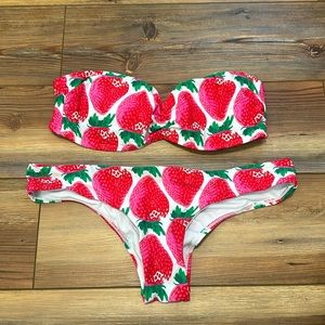 Strawberry bikini set in size Small